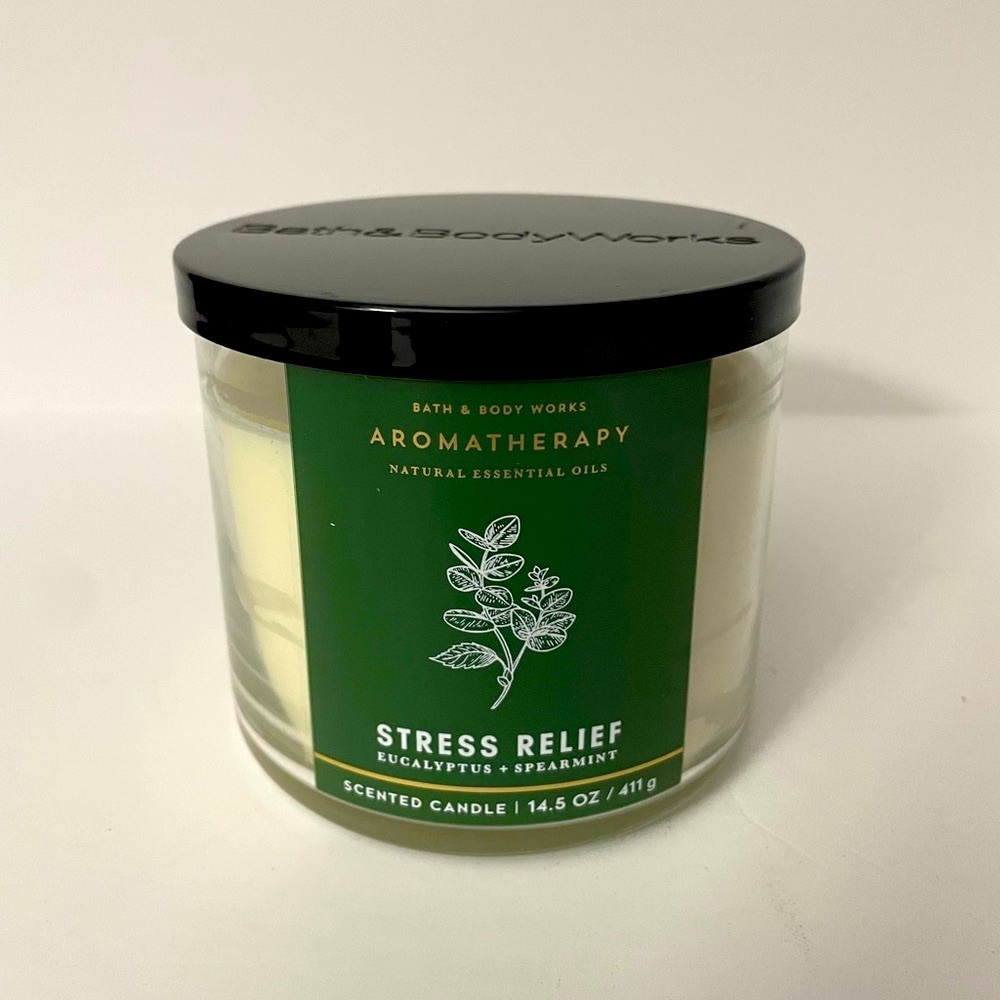 Bath & Body Works Aromatherapy  Candle Eucalyptus & Spearmint | Stress Relief